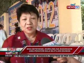 SONA: PNoy, nag-anunsyo ng mga karagdagang benepisyo para sa mga beterano ng WWII