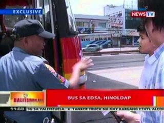 BT: Bus sa EDSA, hinoldap