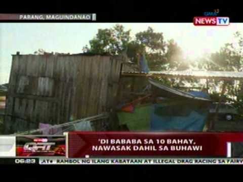 QRT: di bababa sa 10 bahay sa Maguindanao, nawasak dahil sa buhawi