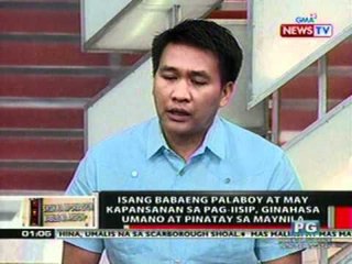 OC: Babaeng palaboy at may kapansanan sa   pag-iisip, ginahasa at pinatay sa   Maynila