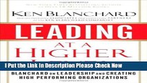 E-Books Leading at a Higher Level: Blanchard on Leadership and Creating High Performing