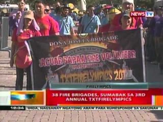 BT: 38 fire brigades, sumabak sa   3rd annual txtfirelympics