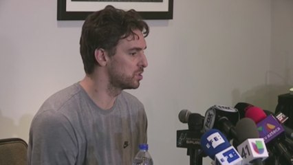 Pau Gasol:"San Antonio es el lugar idóneo para alargar mi carrera