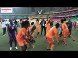 Ambiance au stade de l'unité après la victoire des éléphantes face au Congo