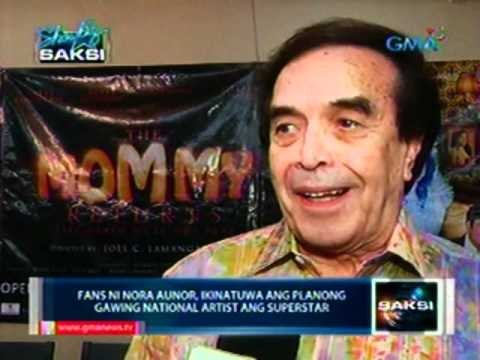 Saksi: Superstar Nora Aunor, gustong gawing National Artist ni Rep. Anthony Gonzales