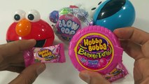 A lot of Candy Surprises Party in My Tummy with Elmo & Cookie Monster (Included New Hubba Bubba)