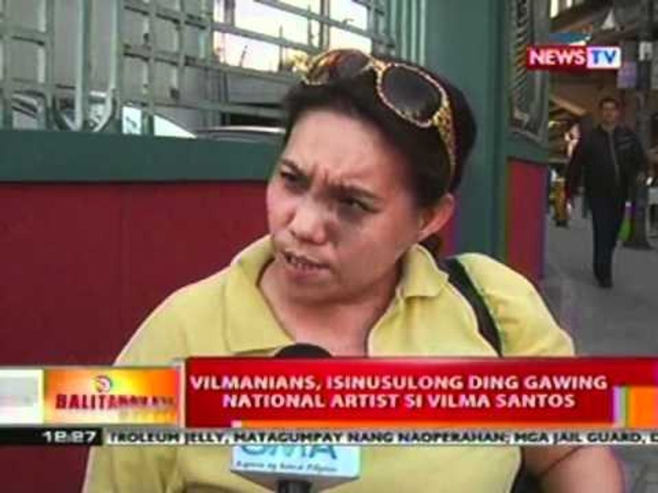 BT: Vilmanians, isinusulong ding   gawing national artist si Vilma   Santos