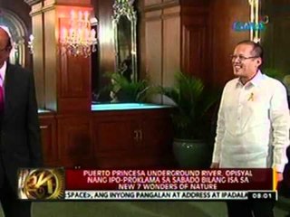 24 Oras: Puerto Princesa Underground River, isa na sa New 7 Wonders of Nature