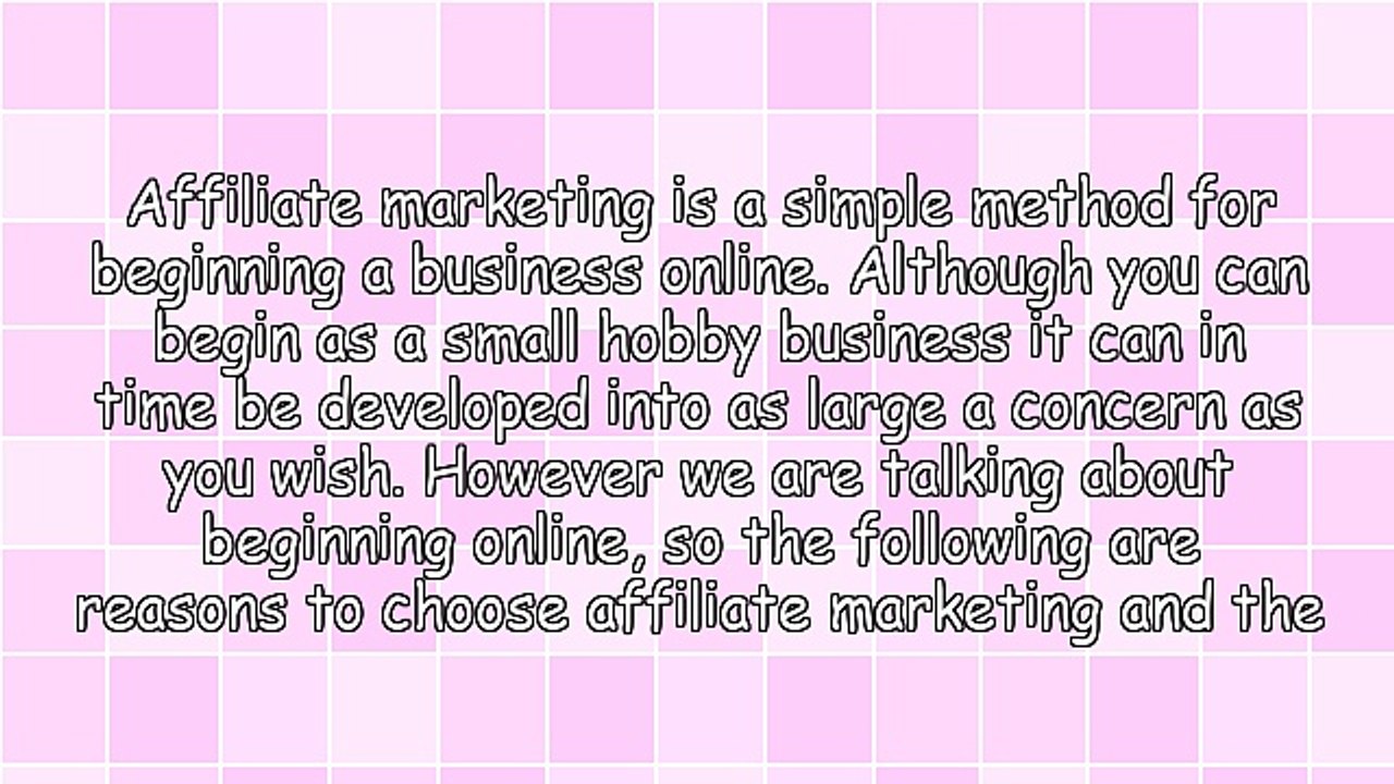 5 Reasons Why I Chose Affiliate Marketing to Begin Online