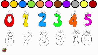 Funny Numbers! Learn To Count 0 to 10 with Egg Numbers! Learning Colors by Kids World