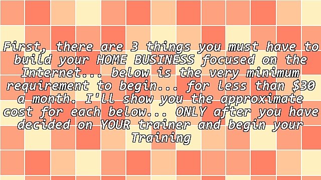 Minimum Requirements You'll Need