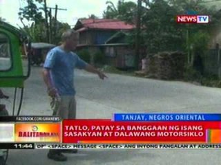 BT: Haligi ng itinatayong gusali sa Antique, gumuho