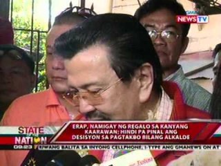 SONA: Pagdiriwang ng 75th Birthday   ni Erap, naging engrande