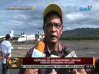 24 Oras: Eroplano ng Air Philippines, umusok habang papalipad na sana