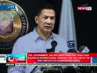 NTL: Press briefing ng DFA kaugnay sa   standoff sa Scarborough Shoal