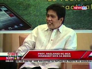 SONA: PNoy, naglahad ng mga hinanakit niya sa media