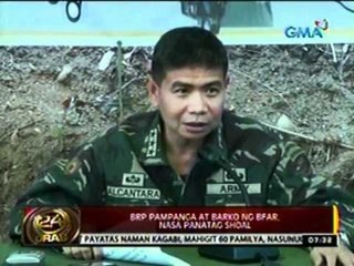 24 Oras: Pitong bangka at barko ng China, namataan sa Panatag Shoal