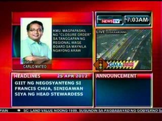 DB: KMU, magpapaskil ng 'Closure Order' sa tanggapan ng regional wage board sa Maynila ngayong araw