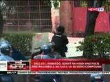 QRT: DILG Sec. Robredo, iginiit na hindi   ang pulis ang nagsimula ng gulo sa   Silverio Compound