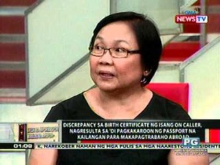 OC: Discrepancy sa birth certificate, nagresulta sa di pagkakaroon ng passport ng isang On Caller