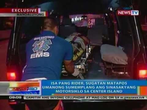 NTG: EXCLUSIVE: Rider ng motorsiklo, sugatan matapos sumemplang sa Mandaluyong (042712)