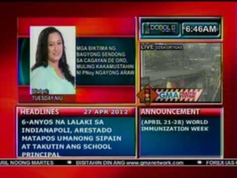 DB: Mga biktima ng bagyong Sendong sa CDO, muling kakamustahin ni PNoy ngayong araw (042712)