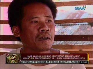 Mga kaanak ng ilang lehitimong magsasakang yumao na, makikinabang sa lupain ng Hacienda Luisita