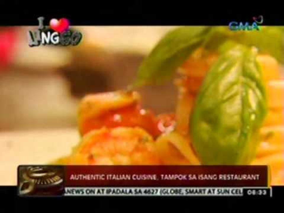 24oras: Authentic Italian cuisine, tampok sa isang restaurant