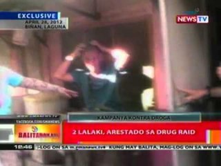 BT: 2 lalaki, arestado sa drug raid sa Laguna
