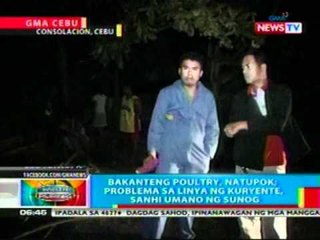 BP: Bakanteng poultry sa Cebu, natupok ng   apoy