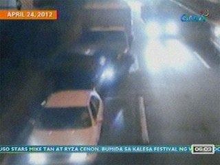 UB: Karambola ng truck at 3 sasakyan sa Skyway Sucat exit, huli sa CCTV  (050112)