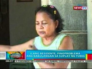 BP: Ilang residente sa Bulacan, pinoproblema   ang kakulangan sa suplay ng tubig