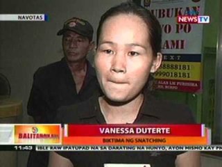 BT: Hinihinalang snatcher sa Navotas,   kinuyog ng taumbayan