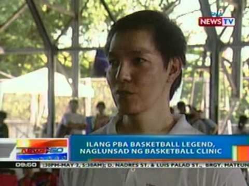 NTG: Ilang PBA basketball legend, naglunsad ng basketball clinic (043012)