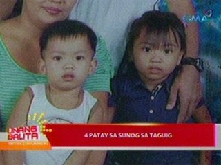 UB: 4 patay sa sunog sa Taguig (043012)