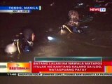 BT: Batang lalaki na nawala nang itulak ng   kalaro sa ilog sa Manila, natagpuang   patay