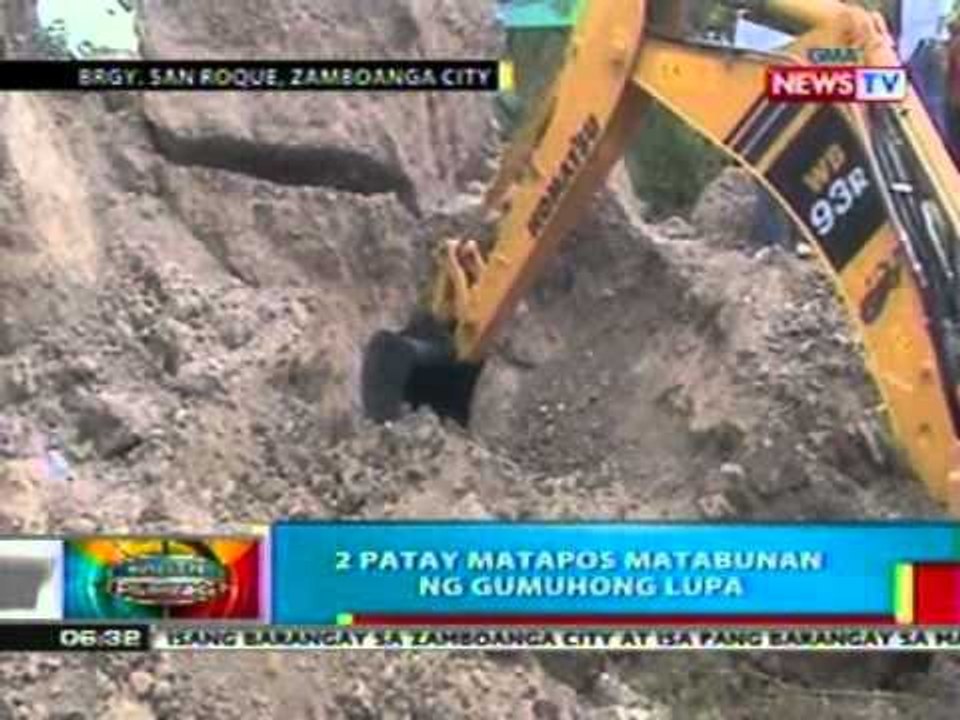 BP: 2 patay nang matabunan ng gumuhong lupa   sa Zamboanga
