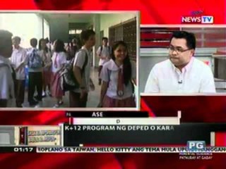 OC: K-12 program ng Deped o karagdagang 2 taon sa basic education ipapatupad na sa pasukan