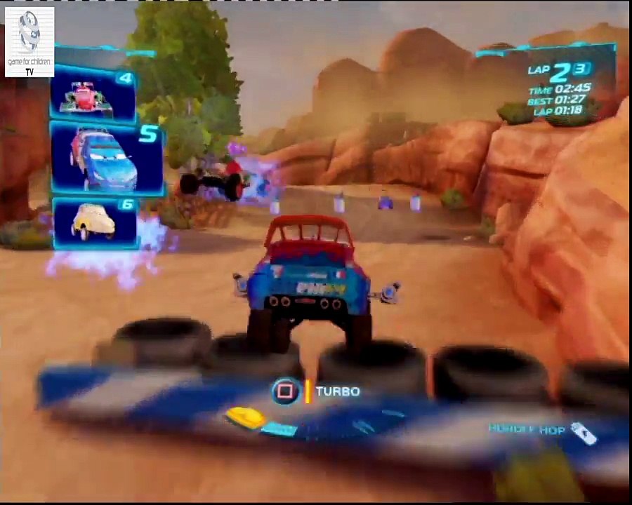 Cars 2 Game - Raoul Caroule - Canyon Run - Disney Car
