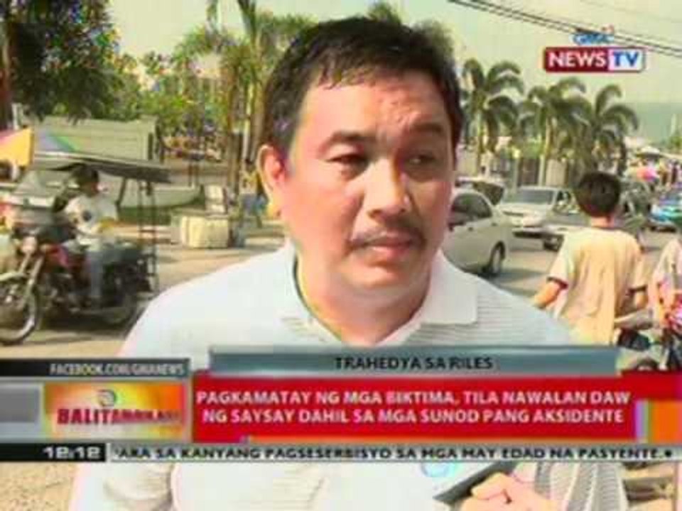 BT: Pagkamatay ng mga biktima,   tila nawalan daw ng saysay dahil   sa mga sunod pang aksidente