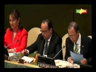 ORTM / Societe - COP21 Mali signe l'accord de Paris sur le climat