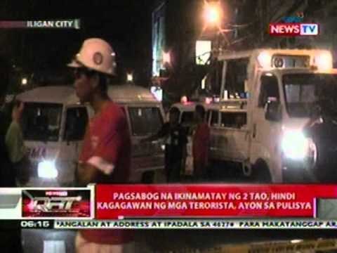 QRT: Pulisya: Pagsabog na ikinamatay ng 2 tao sa Iligan, hindi kagagawan ng mga terorista