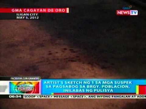 BP: Artist's sketch ng 1 sa mga suspek sa pagsabog sa Iligan, inilabas ng pulisya