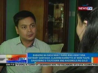 NTG: Babaeng nasa NAIA 3 ng mag-away sina Raymart at Tulfo, kinuwento ang nasaksihan (050812)