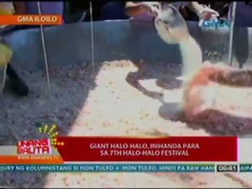UB: Giant halo-halo, inihanda sa Iloilo para sa 7th Halo-Halo Festival (050812)