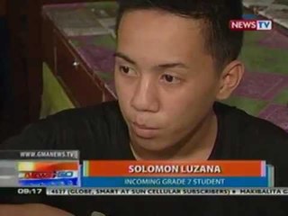 NTG: K+12 program ng DepEd, sisimulan na sa darating na pasukan (051012)