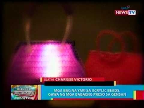 BP: Mga bag na yari sa acrylic beads, gawa ng mga babaeng preso sa Gensan