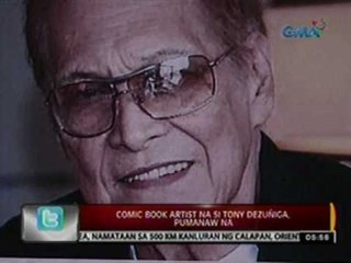 24oras: Comic book artist na si   Tony Dezuñiga, pumanaw na