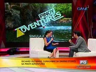 SC: Richard Gutierrez, sumasabak sa   daring stunts sa Pinoy   Adventures