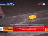 BT: 4, sugatan sa pagbangga ng kotse sa MMDA   railings EDSA-Ortigas